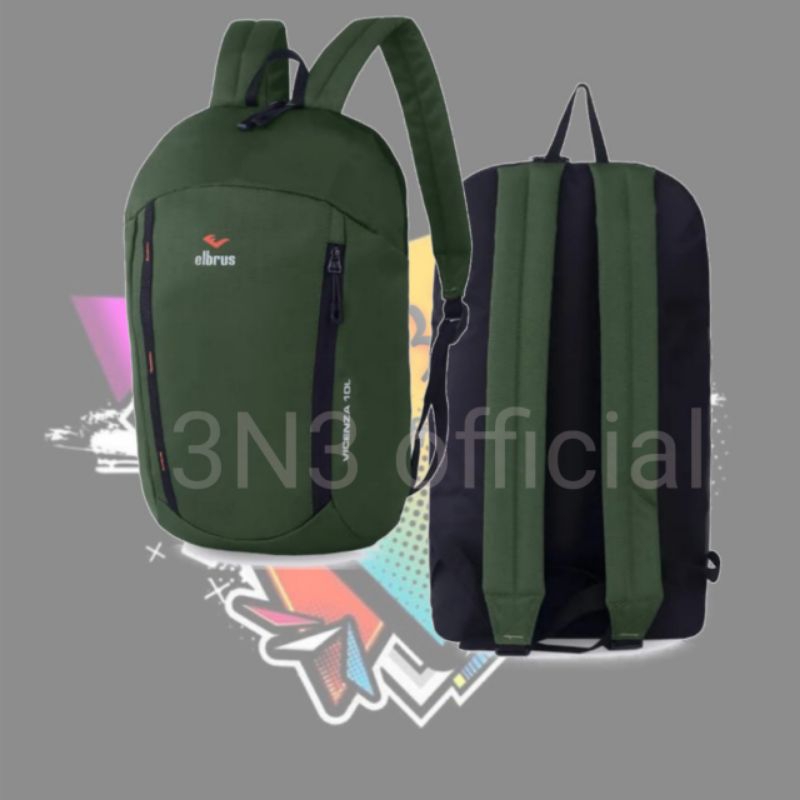 Tas ransel pria Elbrus series vicenza 10Ltr Daypack unisex 10Liter