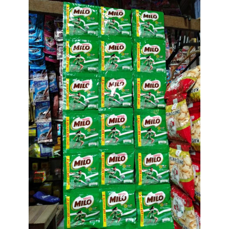 

Milo renteng isi 10 sachet