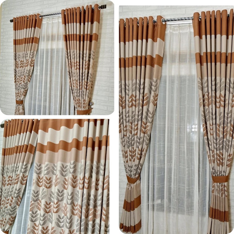 GORDEN SMOKRING 12 MOTIF ZIGZAG GORDYN PINTU DAN KAMAR