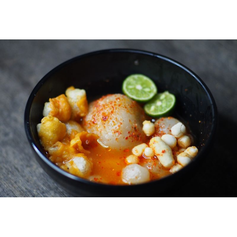 

Baso Aci Granat Isi Daging Sapi Cincang