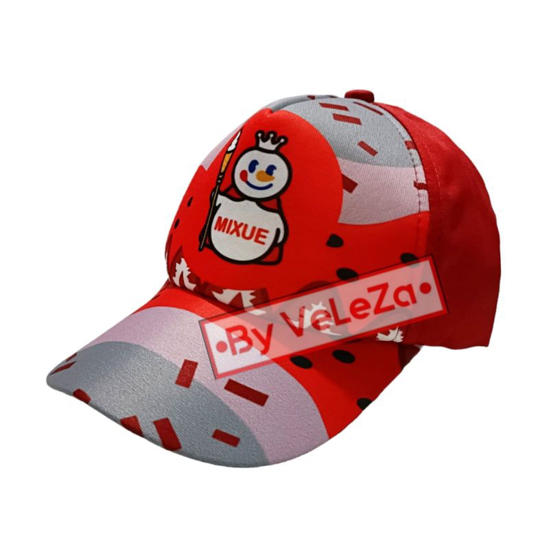 waistbag anak karakter mixuee 2in1 - tas + topi