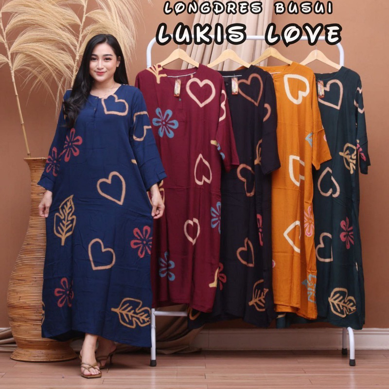 Daster Panjang Gamis Semata Kaki| Daster Kekinian Bumil Busui Friendly Kancing depan