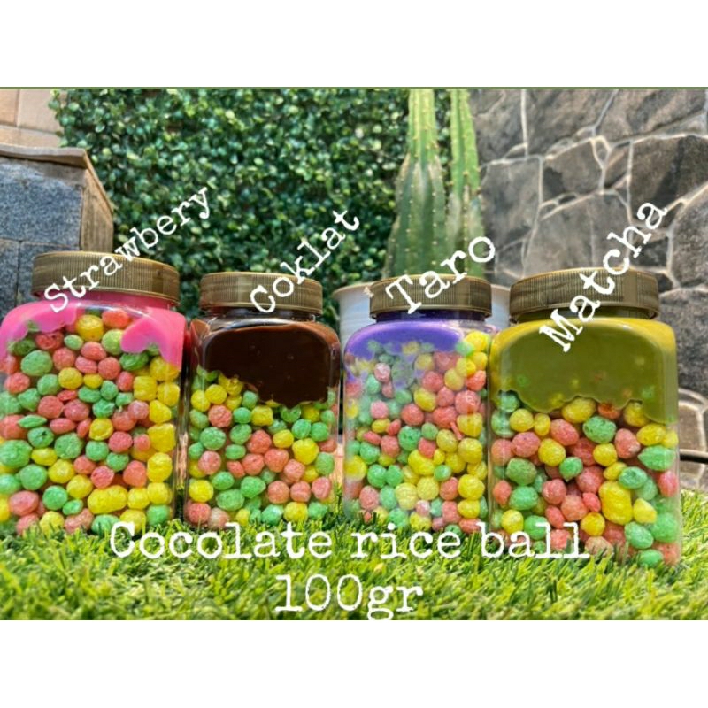 

chocolate rice ball