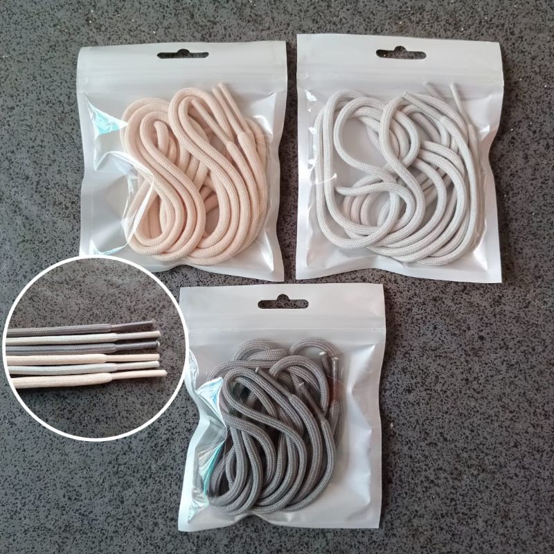 Tali Sepatu Bulat Polos ORI