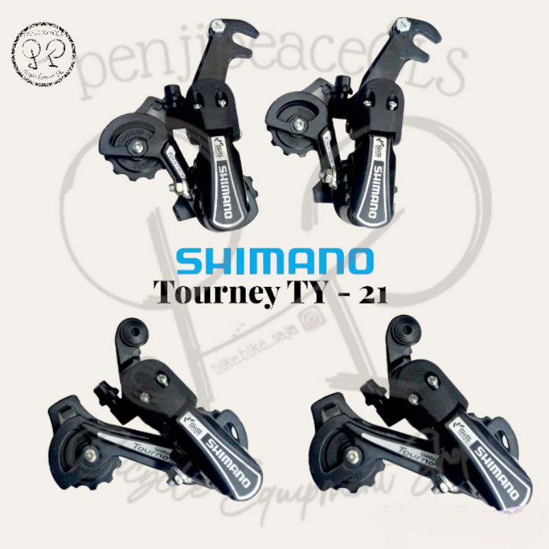 RD shimano TY-21 rear deulleur Short Cage RD 16 inch operan gigi belakang RD TY21 6 speed 7 speed 8 