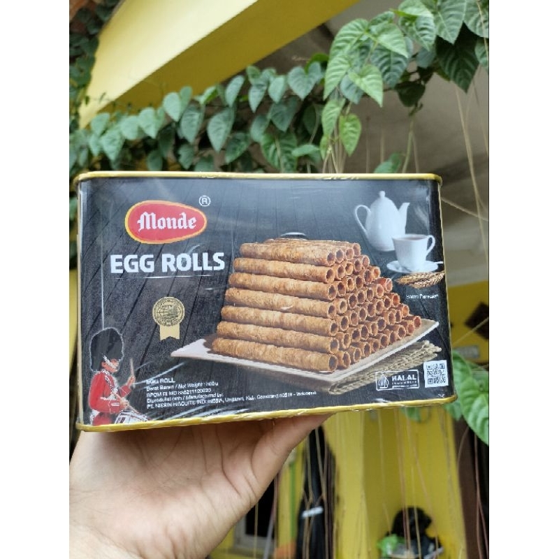 Roti kaleng Monde Egg rol Serena mini 300 gram