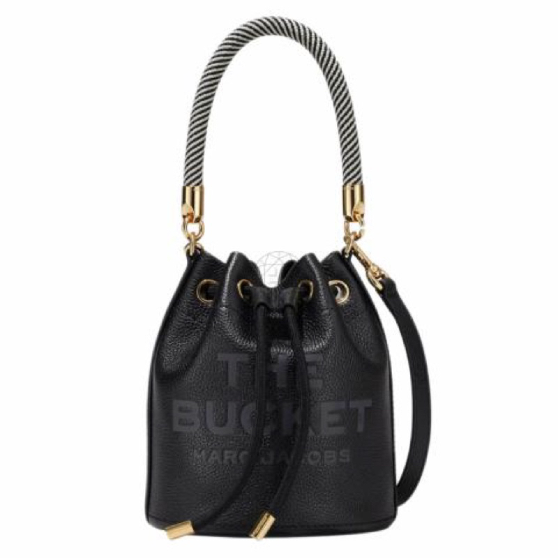 Marc The J Bucket Leather Bag - Black