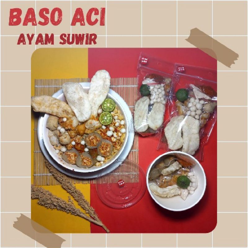 

Baso Aci Ayam Suwir (HomeMade)Produksi Setiap Hari
