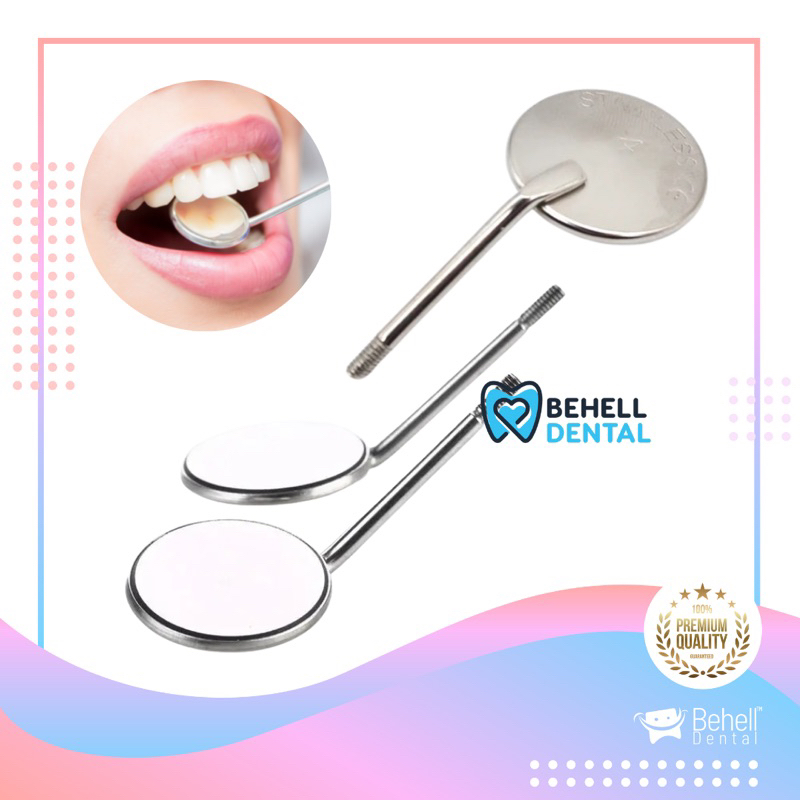 ANTI KARAT | KACA MULUT GIGI ANTI KARAT DENTAL MIRROR STAINLESS STEEL AUTOCLAVE . CERMIN