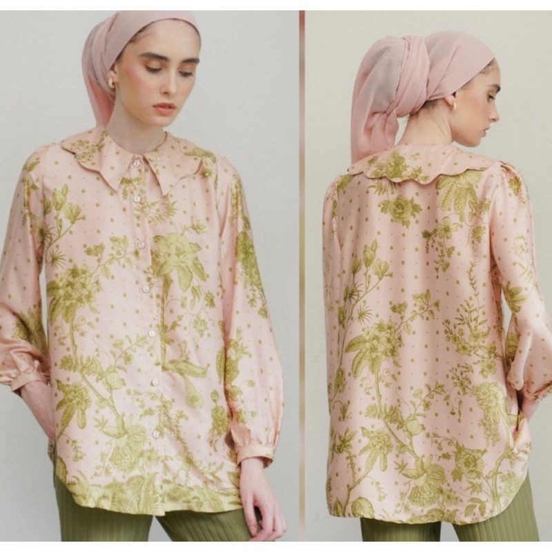 ALEZA LABEL II HEINA SHIRT LIGHT PEACH & Ivy Top - Aleza Label