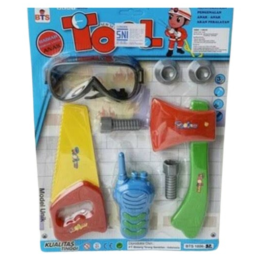 Mainan Anak cowo Alat Tebang Pohon / 1806-21/22 Tool Set Kecil