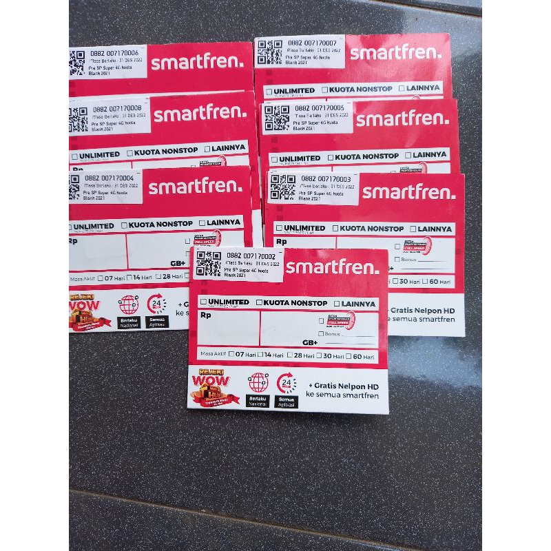 Kartu Perdana Smartfren 17 Gb nasional