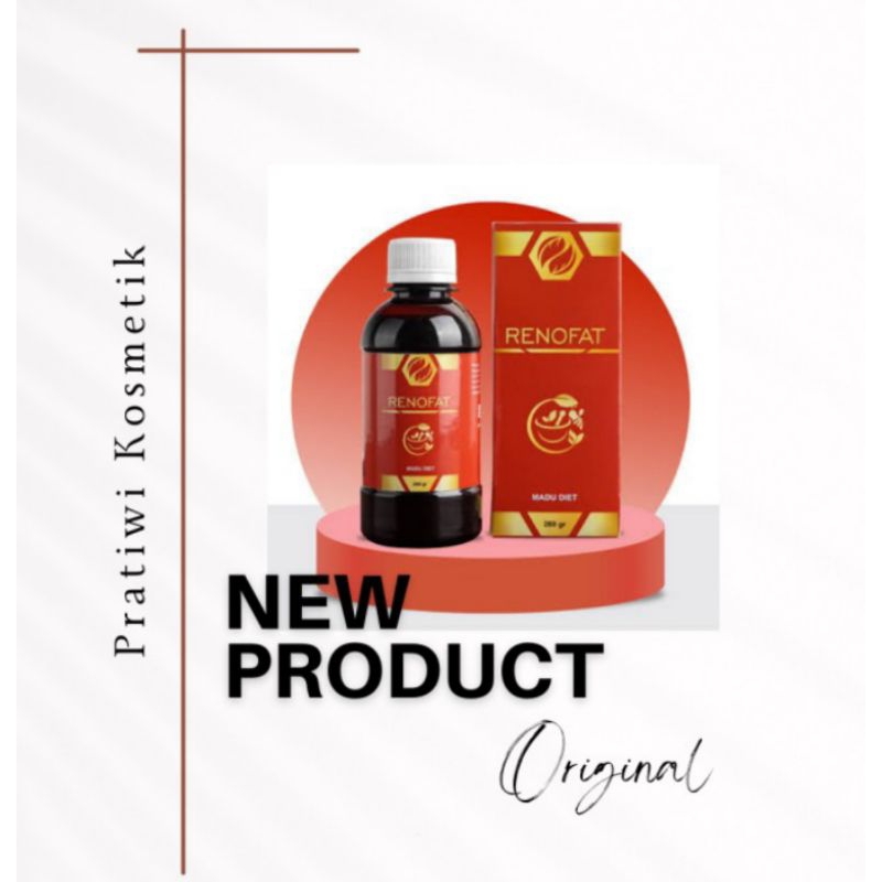 TERLARIS Madu RENOFAT Solusi Penurun Berat Badan Herbal Diet BPOM
