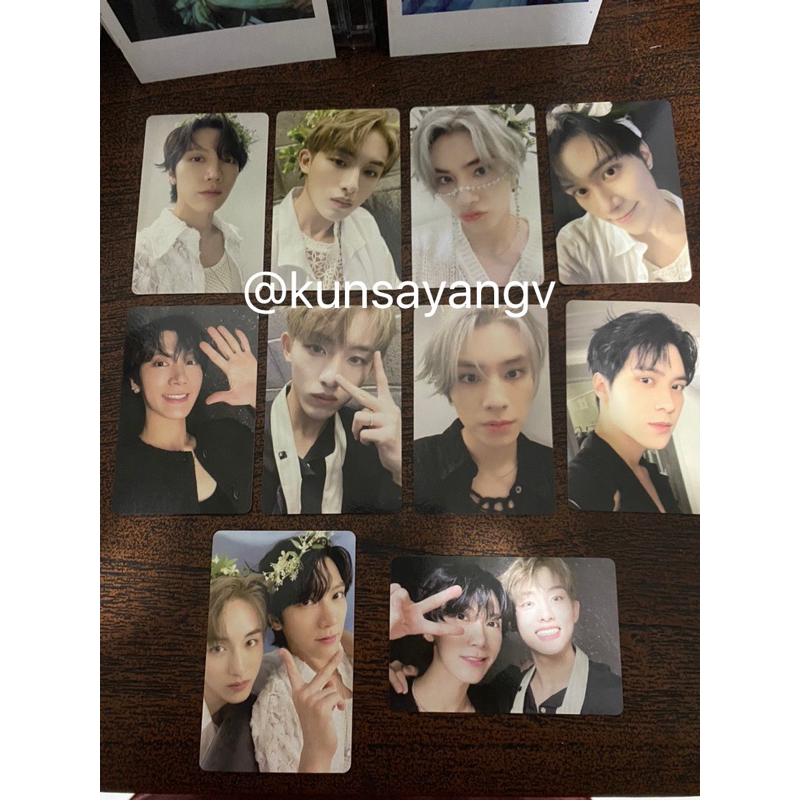 WayV SG 2023 Selfie Photocards (Ten, Winwin, Xiaojun, Hendery)