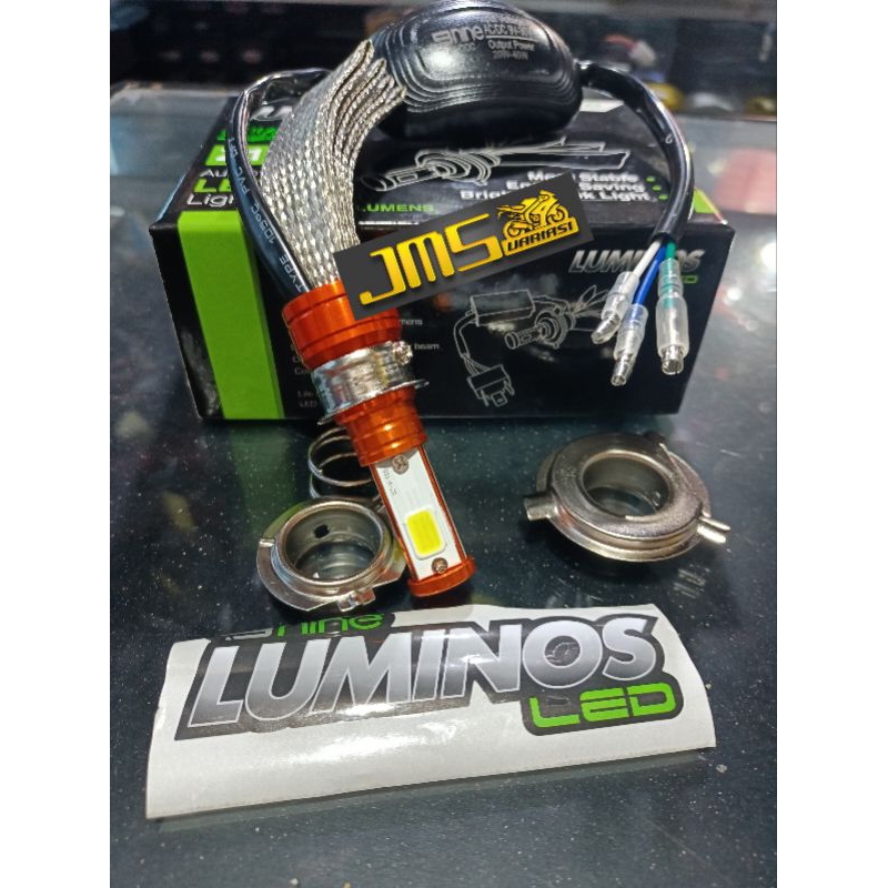 lampu bohlam utama depan led 9nine luminos LED z1 plus pendingin selabut anti air original warna putih universal mio sporty Mio soul beat vario125 mioj miom3 satria f150 cb150 suprax 125 blade jupiter z vega xeon cb150 r15 ninja r