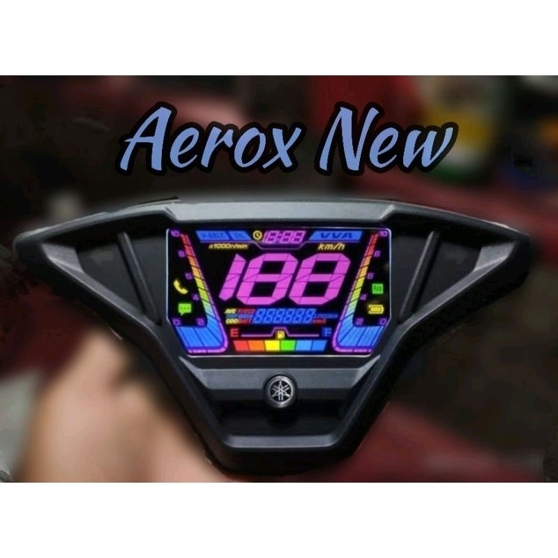 Sticker LCD Soeedometer Aerox New | Aerox Connected