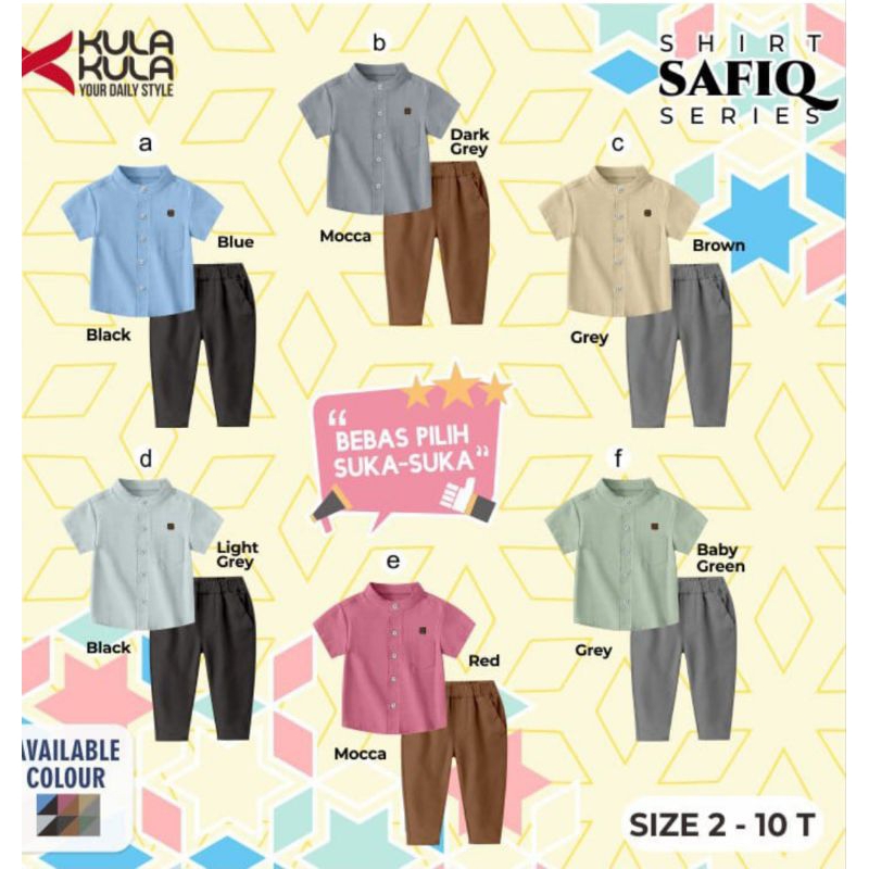 SET KOKO SAFIQ SERIES by KulaKulakids