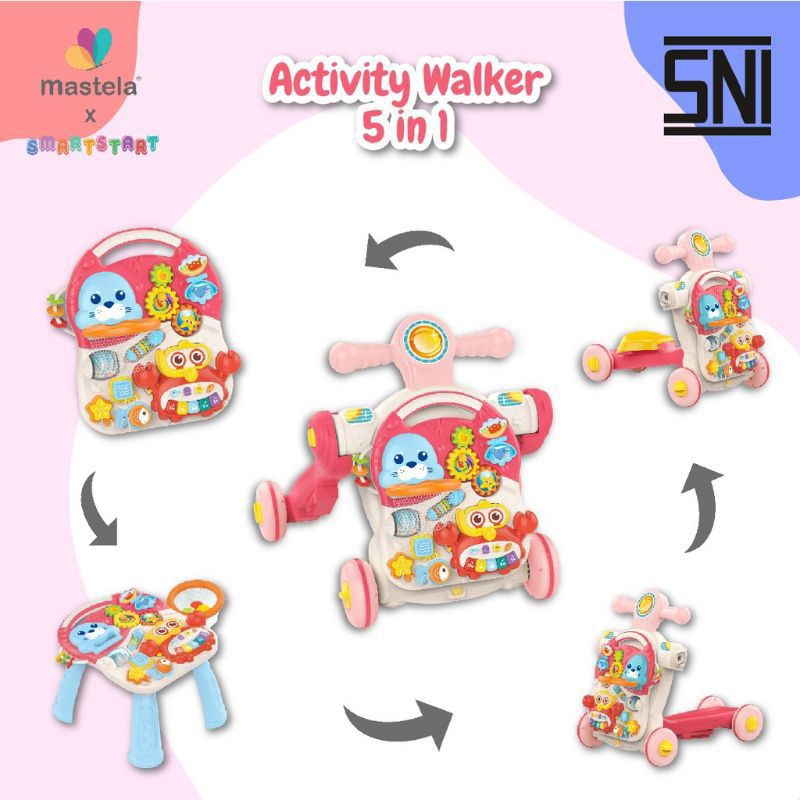 Mastela Activity walker 5 in1 /Push Walker 7852