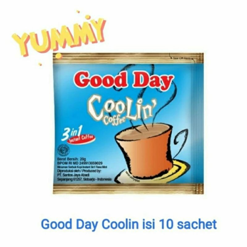 

kopi good day coolin coffee isi 10 sachet | goodday