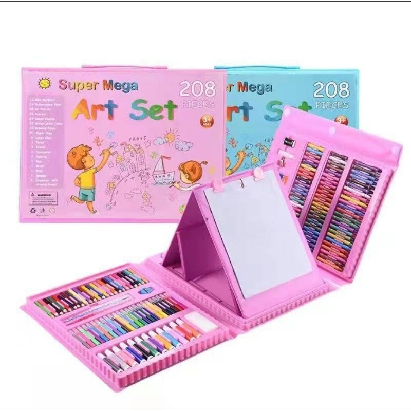 

COD Art Full Set 208pcs / Krayon Mewarnai Anak Pensil Warna