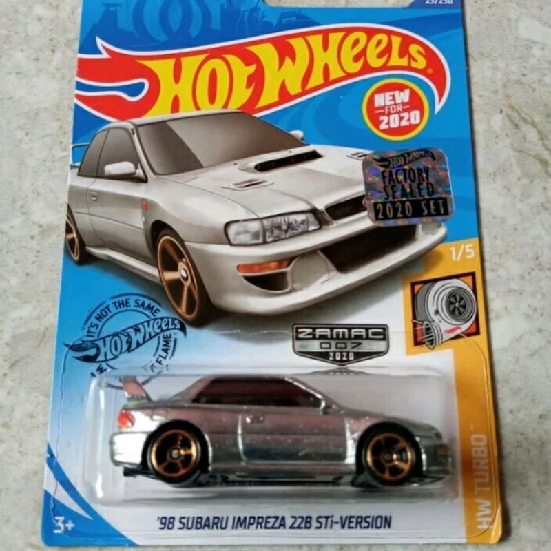 Hot Wheels 98 Subaru Impreza 22B STi-Version Zamac Factory Sealed 2020