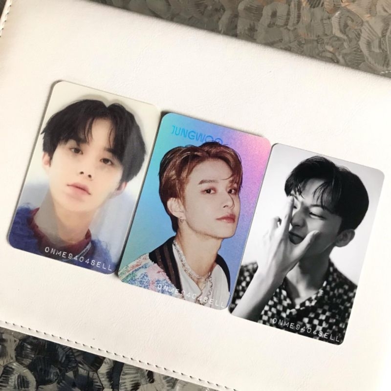 PC MARK BNW DICON 101 pair with JUNGWOO WORK IT HOLO LENTI SET PHOTOCARD HOLOGRAM NCT 127