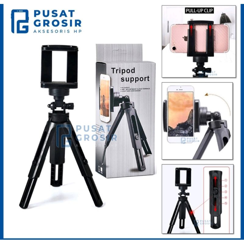 TRIPOD HP MINI HD30 TRIPOD TSANDING HANDPHONE HOLDER HD30