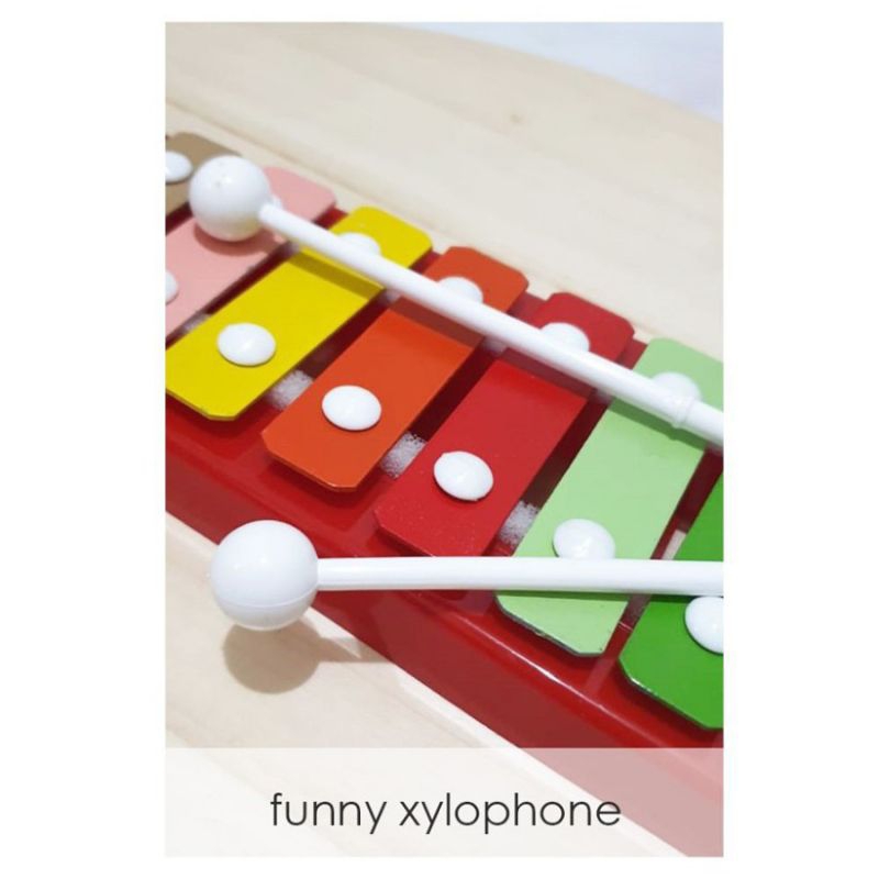 Mainan edukasi xylophone st 2514 / alat musik gamblang