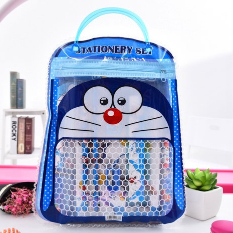 ❤ IJN ❤ STATIONARY SET 7 IN 1 FREE TAS ALAT TULIS ANAK SEKOLAH BUKU PULPEN PENGHAPUS PENGGARIS IMPORT