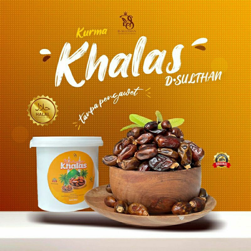 

Kurma Khalas Premium D'Sulthan Halal Ramadhan Buka Puasa Grosir Ecer Bisa Cod Depok Idul Fitri Sunnah Nabi Rassul