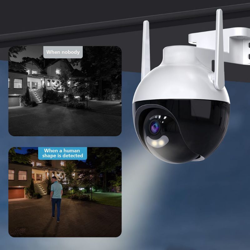 NEW IP CAM V380PRO 8.0MP WIFI CAMERA CCTV OUTDOOR FULL HD 1080P COLOR NIGHT VISIONT