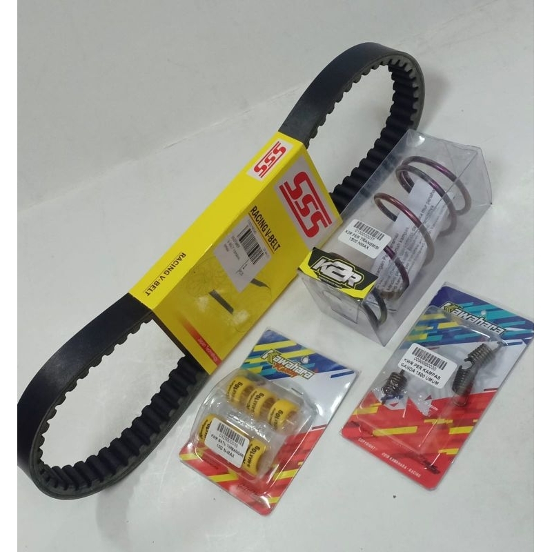 KIRIAN MATIC NMAX VANBELT SSS+PER CVT K2R KAWAHARA 1500RPM+ROLER KAWAHARA+PER SENTRI KAWAHARA 1500RP