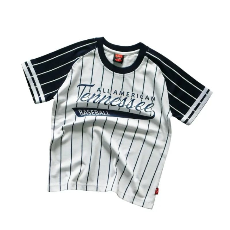 Kaos Baseball Anak Laki Laki Keren Casual Bahan Cotton Combed 24s Premium Usia 4 5 6 7 8 9 Tahun