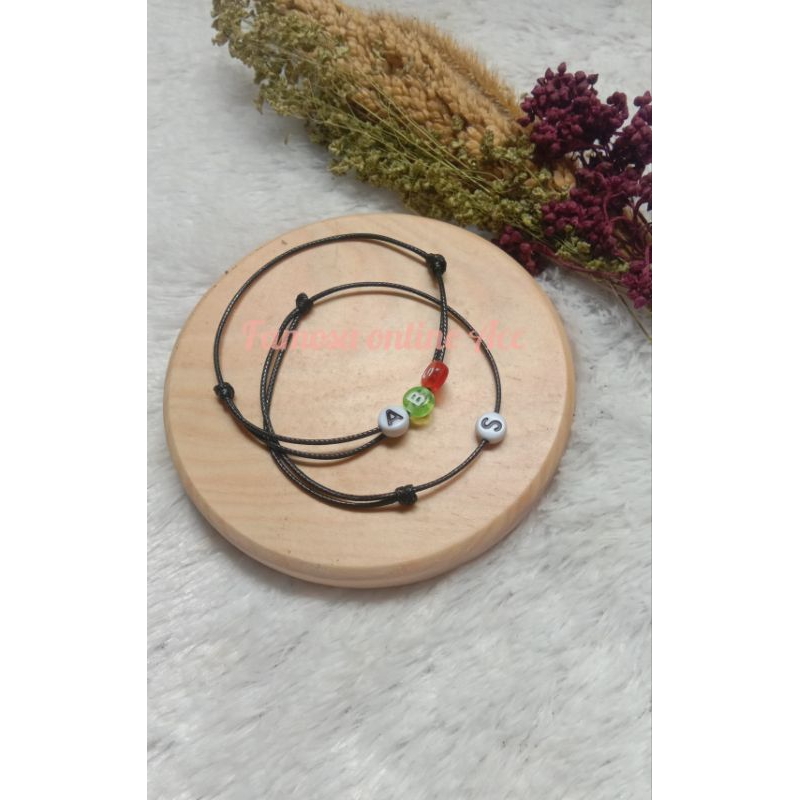 GELANG TALI INISIAL ORI BY FAMOSA ONLINE ACC