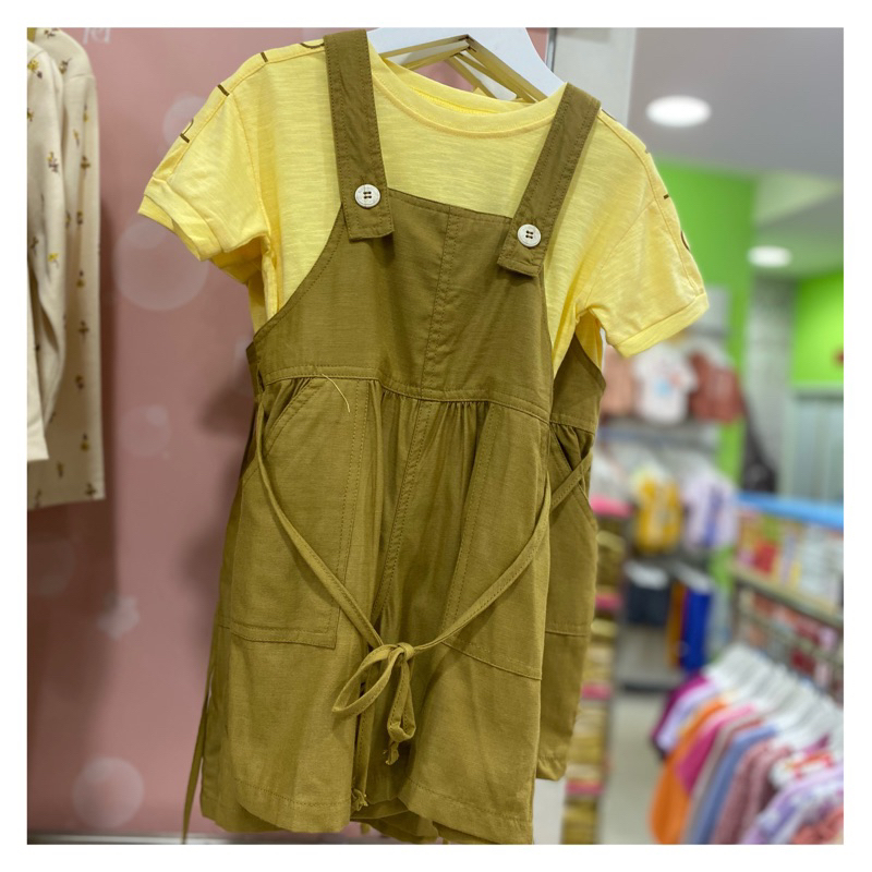 Setelan overall Celana anak perempuan PITO DITO (4-14th)