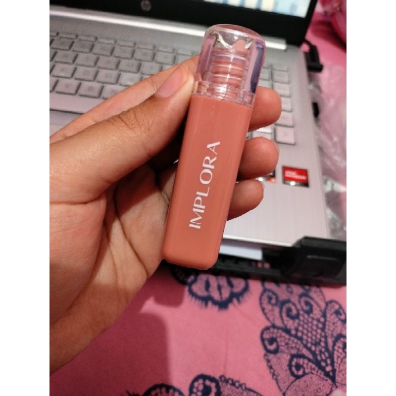 preloved lip tint implora shade 07 sangria