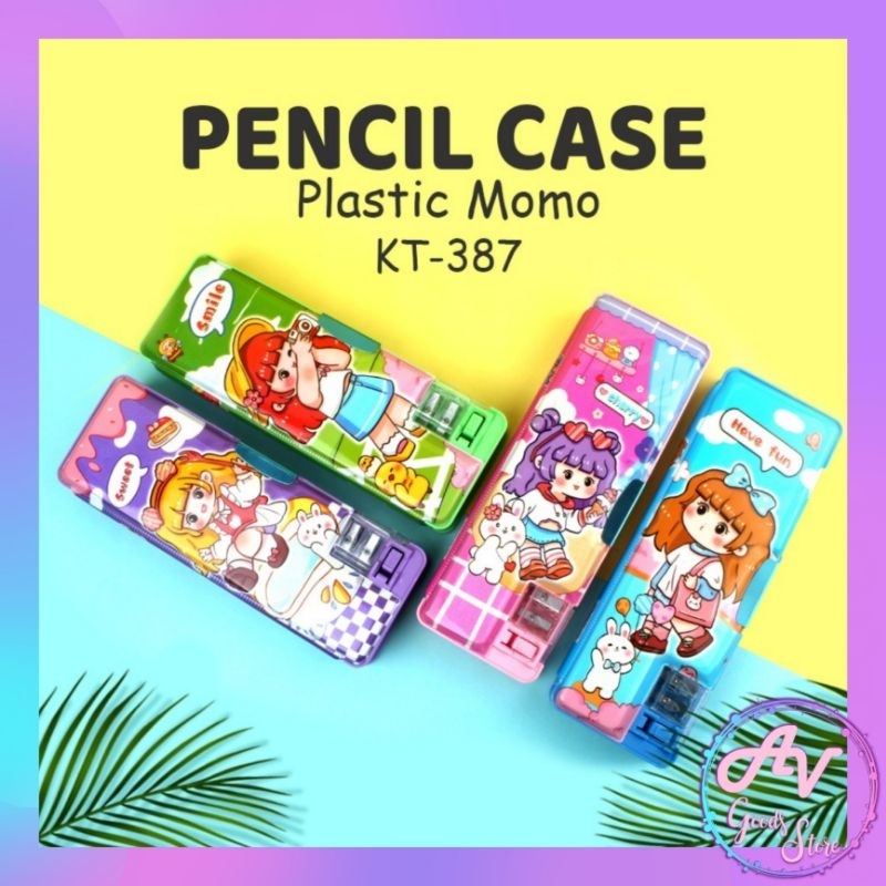 

Kotak Pensil Magnet + Rautan Momo Girl KT387 / Tempat Pensil Fancy