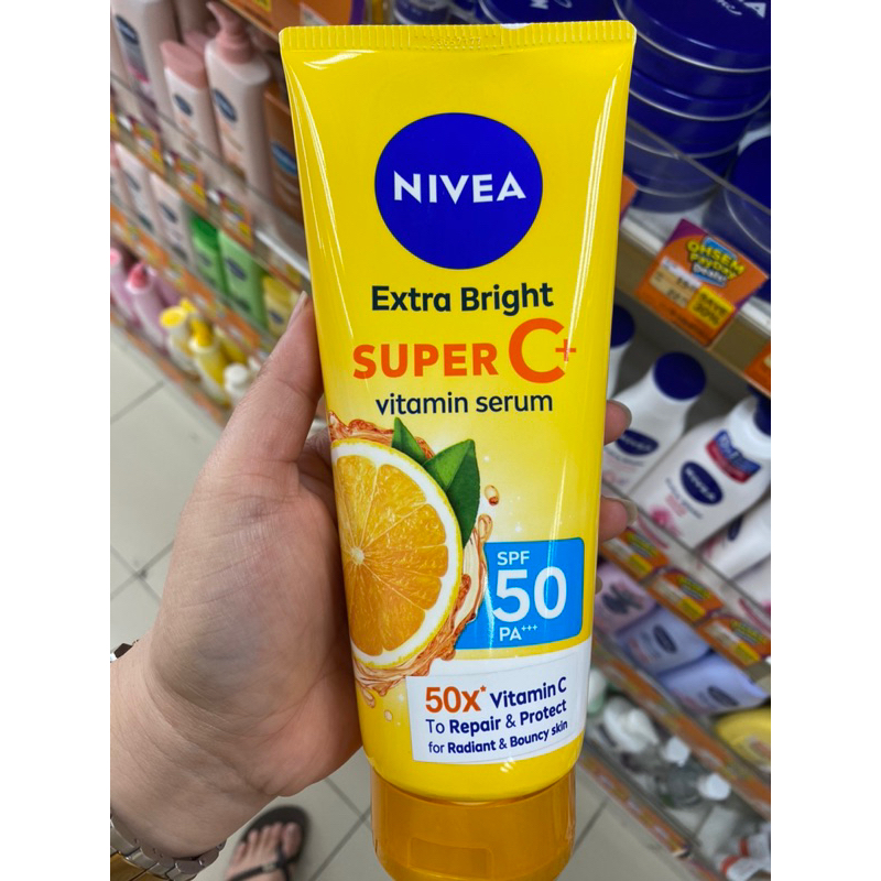 Nivea 10 super vitamins & skin food serum lotion