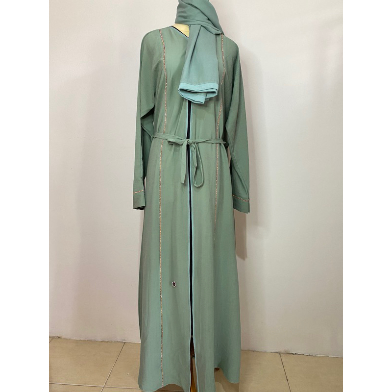 READY ABAYA ORIGINAL SAUDI ARABIA MANIK GOLD
