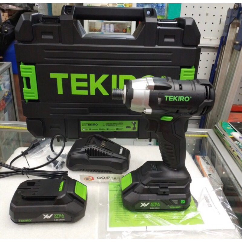 CORDLESS IMPACT DRIVER TEKIRO XV 20 V MESIN OBENG BATERAI HEAVY DUTY