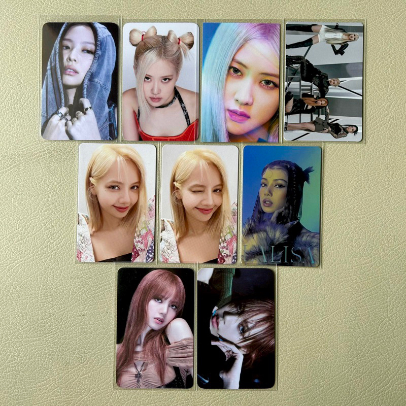 BLACKPINK PHOTOCARD — jennie born pink album box kit ktown4u ktown pob pre order bene benefit, hylt 