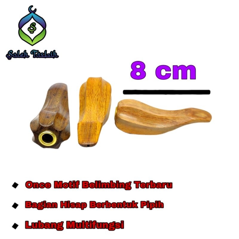 Once 8Kayu Motif Belimbing Super Terbaru, Panjang 8cm