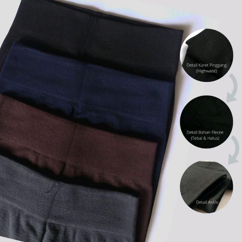 ☄️COD☄️Legging Hw Basic Polos Wanita Premium Tebal Fit S-XXL Jumbo (Bb 40-80 kg) Jumbo / Legging Hitam Polos Wanita /Leging Tebal Wanita