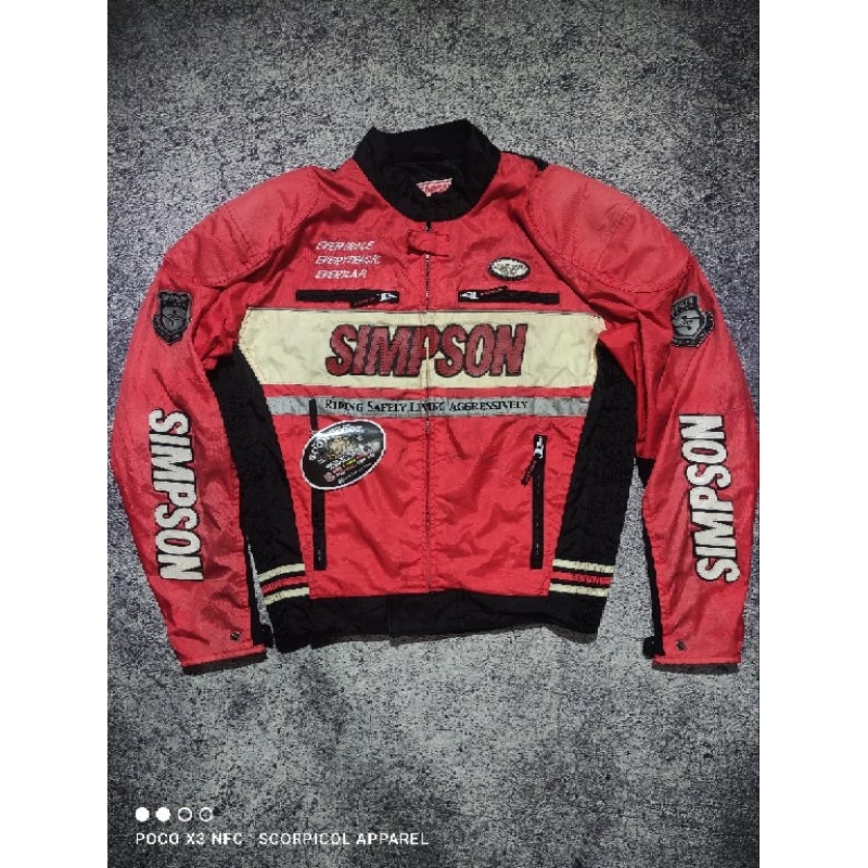 Jaket Motor Simpson not komine rs taichi kiss racing bates hyod nankai kushitani yellowcorn honda ya