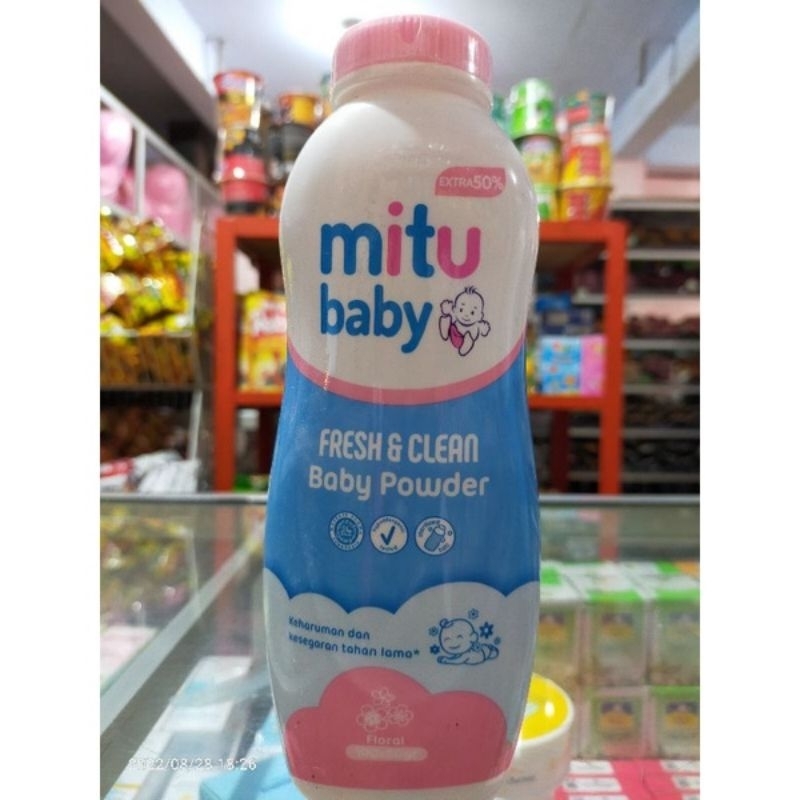 mitu baby powder 100+50gr (varian random)