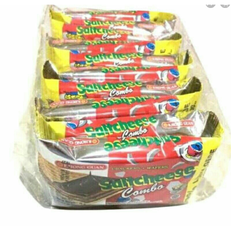 

Saltcheese Combo 16Gr 1Pak Isi 10 Pcs - Snack Wafer Coklat- Biskuit Coklat