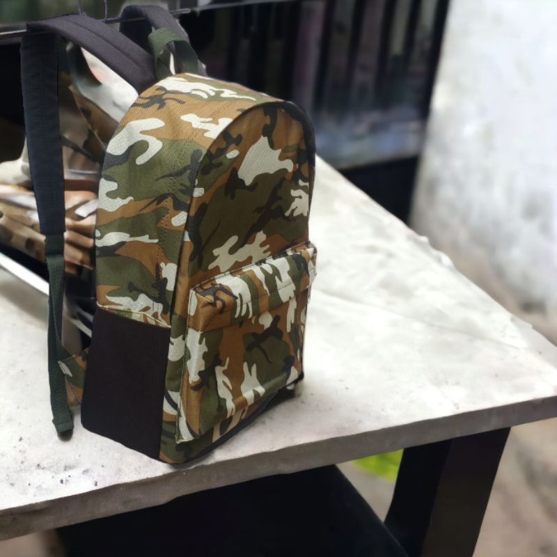 Ransel Loreng Army Tas Sekolah Anak Sd laki Laki Tas Punggung-Gendong-Backpack