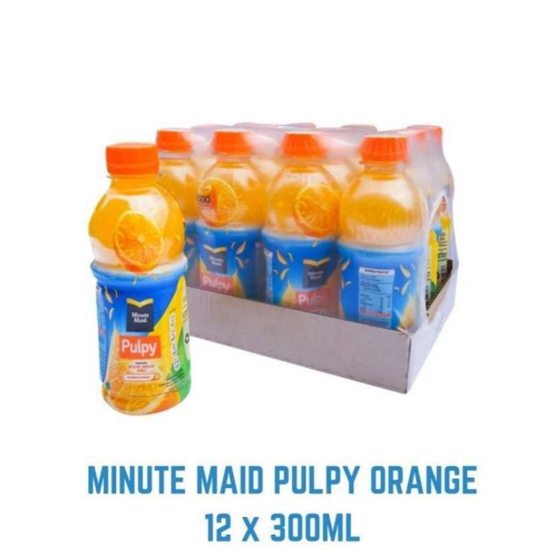 

Minute Maid Pulpy Orange 300ml Isi 12pcs (KARTON)