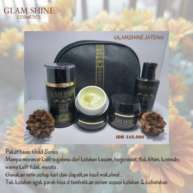PAKET BASIC GLAMSHINE / PAKET GOLD SERIES / PAKET FLEK AMPUH GLAMSHINE / PAKET LENGKAP FLEK PALING MANJUR / GLAMSHINE / ECER GLAMSHINE