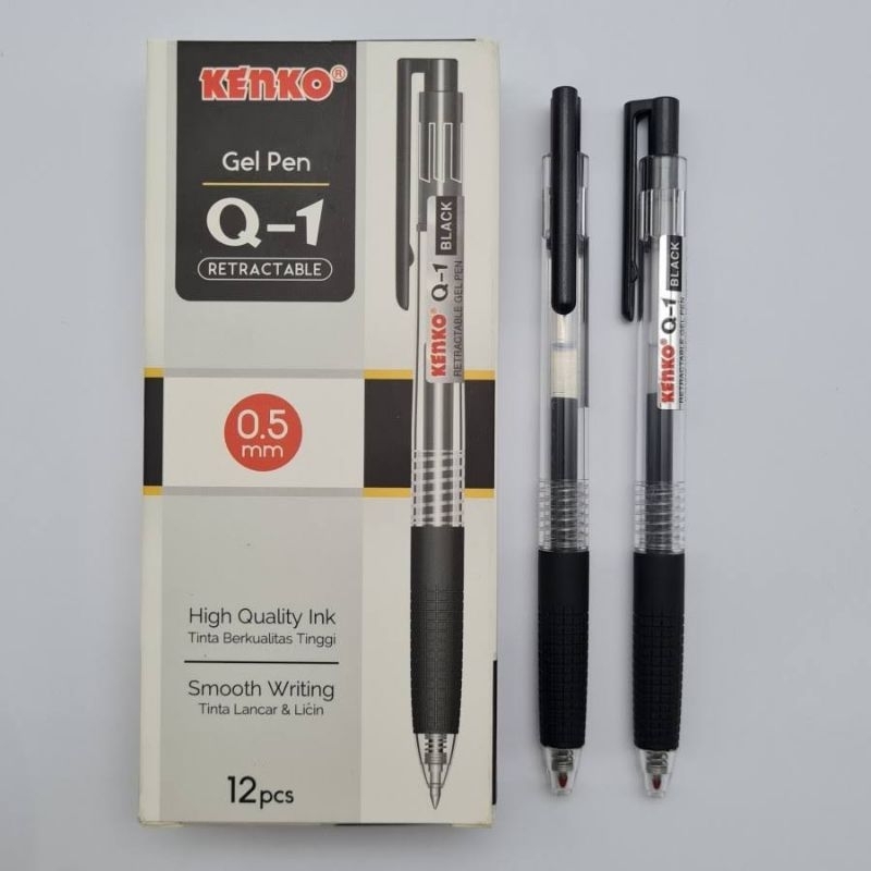 

[BOX ISI 12] PULPEN KENKO Q-1 0.5 MM / BALLPOINT / GEL PEN / PULPEN CETEK